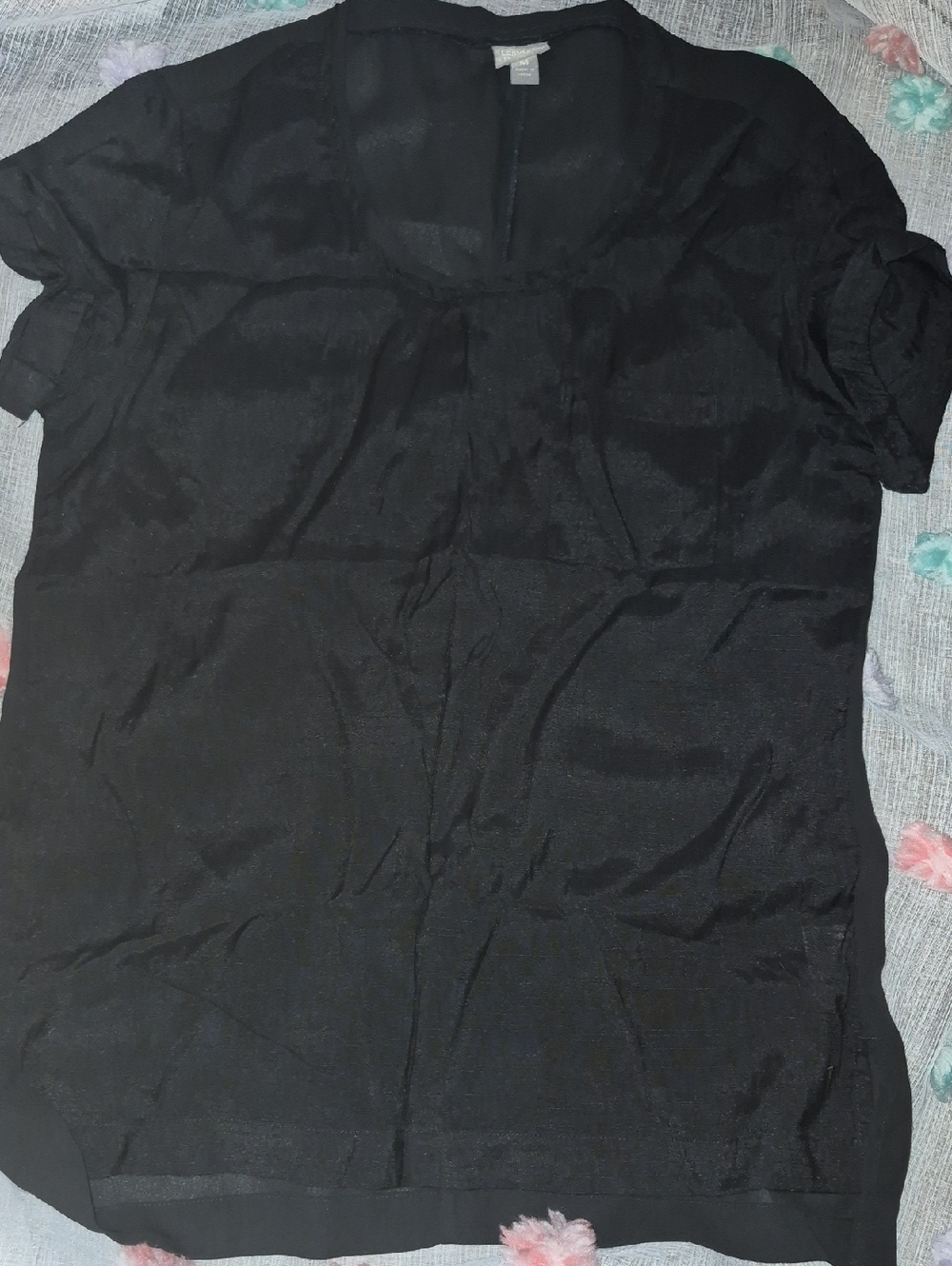 Converse Black Top with Logo Tag